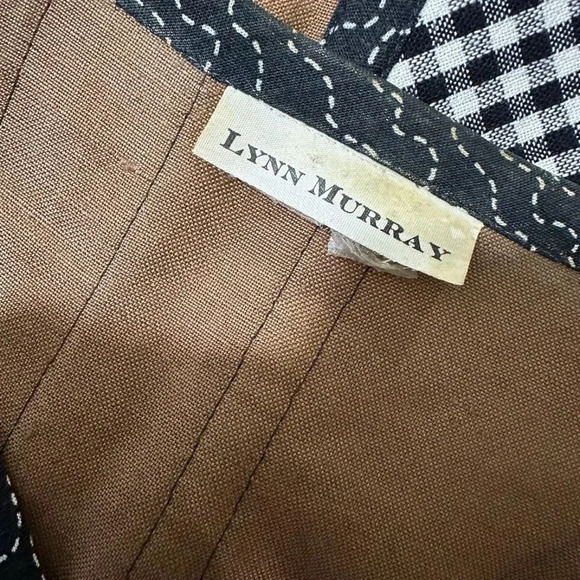 Lynn Murray Brown Colorful Wearable Art Applique Patches Jacket Coat Sz 4 - Picture 6 of 8